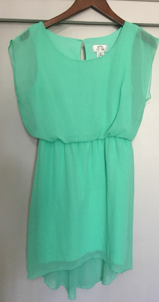 Green summer dress
